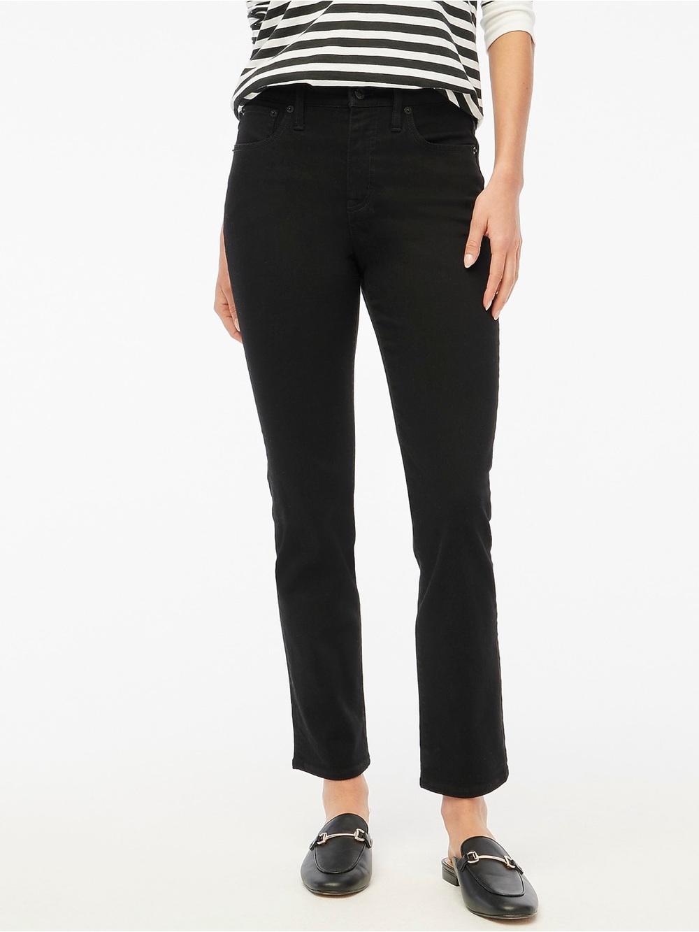 J Crew Essential straight jean in all-day stretch